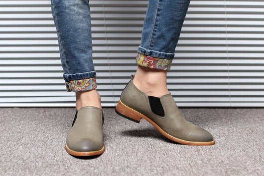 Zapatos de Cuero Británicos Transpirables para Hombre - Image 11