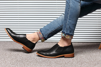 Zapatos de Cuero Británicos Transpirables para Hombre - Image 18