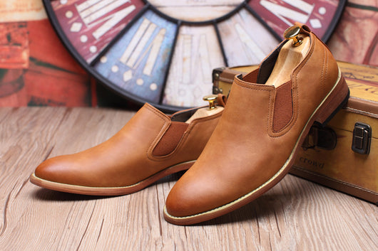 Zapatos de Cuero Británicos Transpirables para Hombre - Image 23