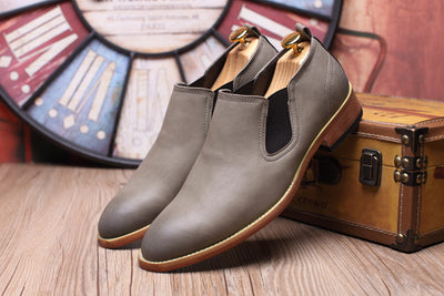 Zapatos de Cuero Británicos Transpirables para Hombre - Image 25