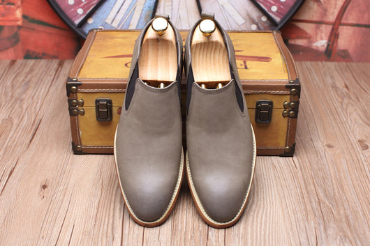 Zapatos de Cuero Británicos Transpirables para Hombre - Image 26