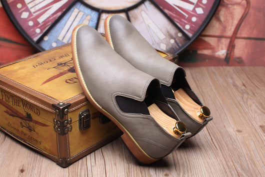 Zapatos de Cuero Británicos Transpirables para Hombre - Image 27