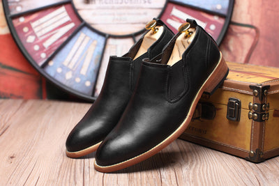 Zapatos de Cuero Británicos Transpirables para Hombre - Image 29