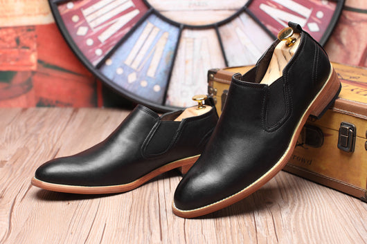 Zapatos de Cuero Británicos Transpirables para Hombre - Image 30