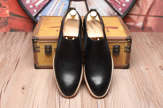 Zapatos de Cuero Británicos Transpirables para Hombre - Image 31
