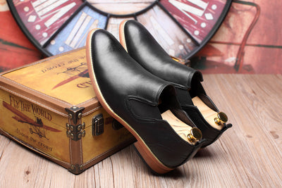 Zapatos de Cuero Británicos Transpirables para Hombre - Image 32