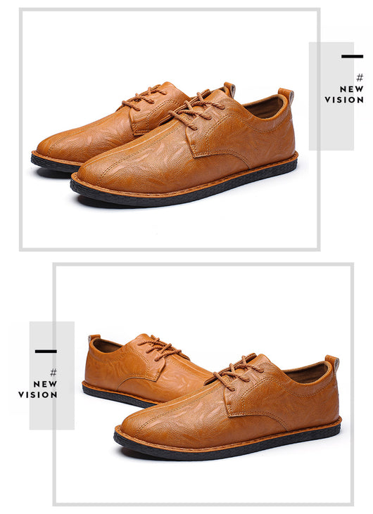 Zapatos Casuales de Cuero para Hombre - Estilo Moderno y Versátil - Image 18