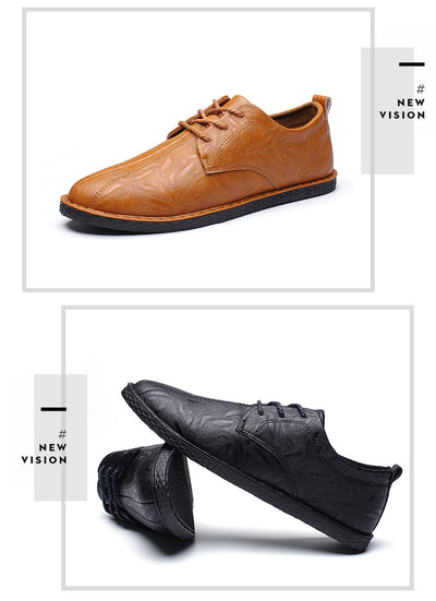 Zapatos Casuales de Cuero para Hombre - Estilo Moderno y Versátil - Image 19