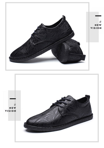 Zapatos Casuales de Cuero para Hombre - Estilo Moderno y Versátil - Image 20