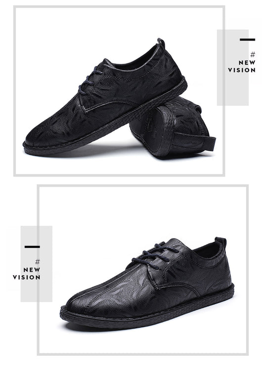 Zapatos Casuales de Cuero para Hombre - Estilo Moderno y Versátil - Image 20