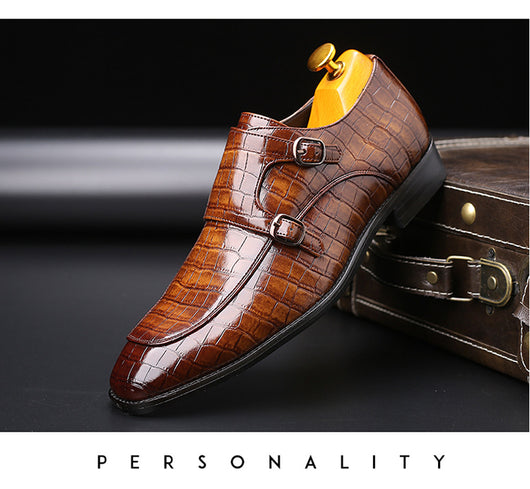 Zapatos de cuero puntiagudos para negocios - Image 17