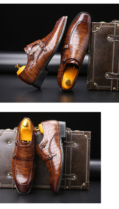 Zapatos de cuero puntiagudos para negocios - Image 18