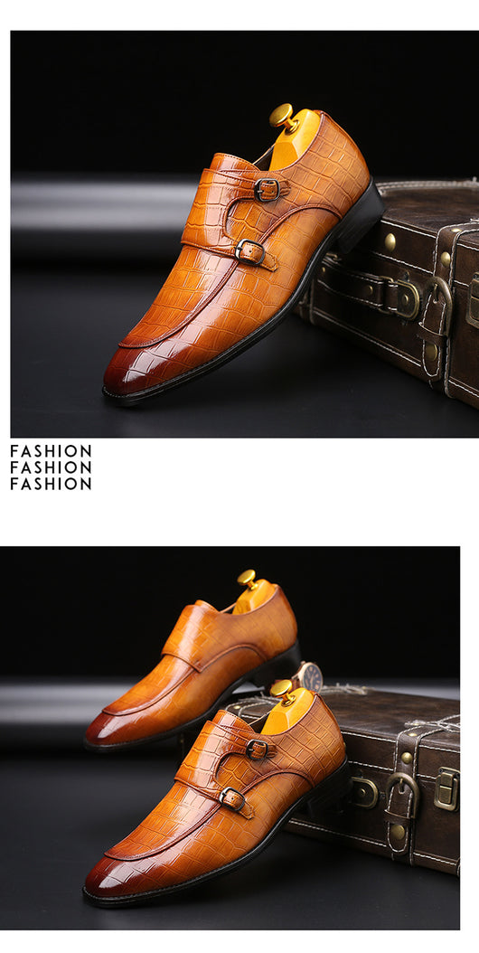 Zapatos de cuero puntiagudos para negocios - Image 19