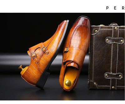 Zapatos de cuero puntiagudos para negocios - Image 20