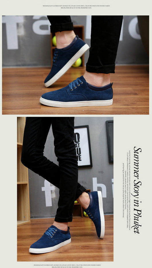 Zapatos Casuales de Ante para Hombre Talla Grande - Image 7