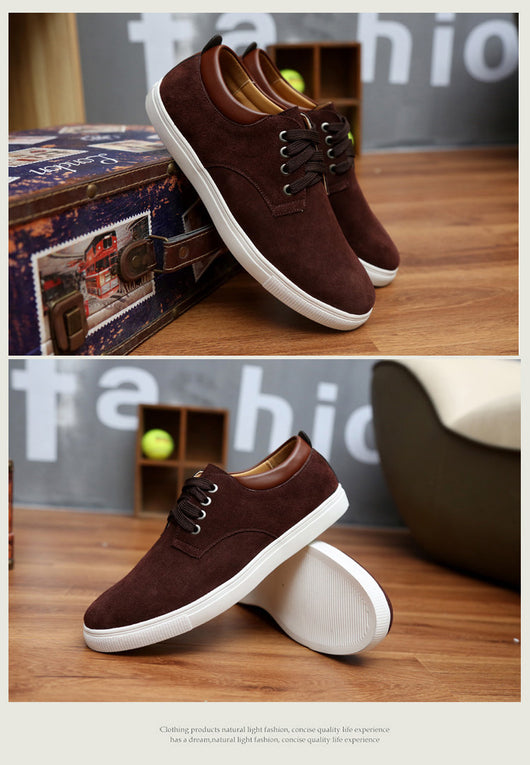 Zapatos Casuales de Ante para Hombre Talla Grande - Image 9
