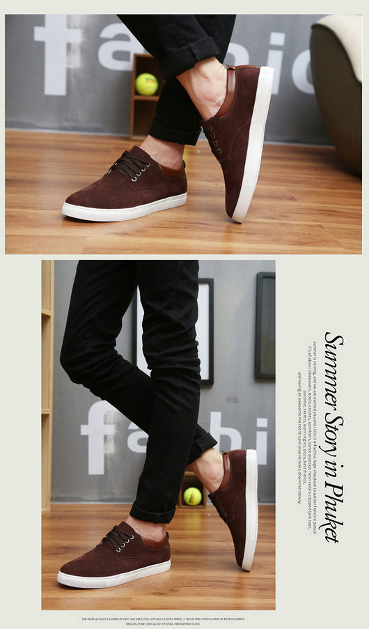 Zapatos Casuales de Ante para Hombre Talla Grande - Image 10