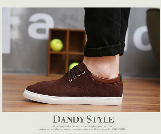 Zapatos Casuales de Ante para Hombre Talla Grande - Image 11