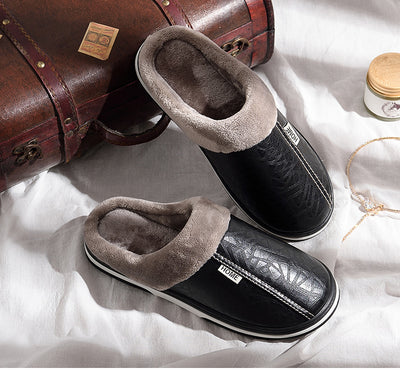 Pantuflas de Algodón Impermeables con Suela PU - Image 16