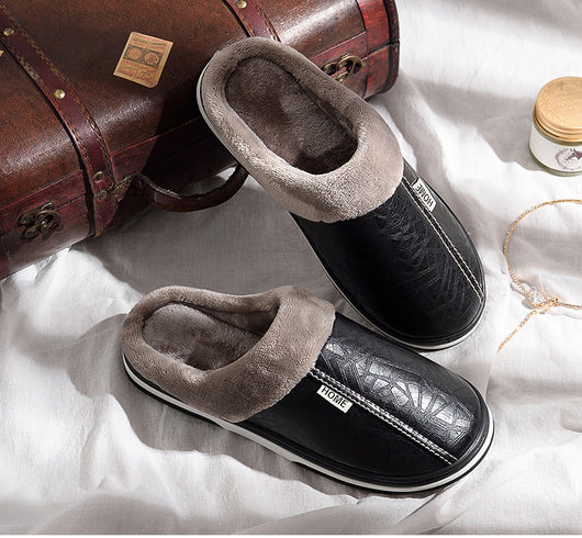 Pantuflas de Algodón Impermeables con Suela PU - Image 16