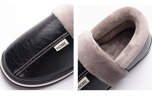 Pantuflas de Algodón Impermeables con Suela PU - Image 24
