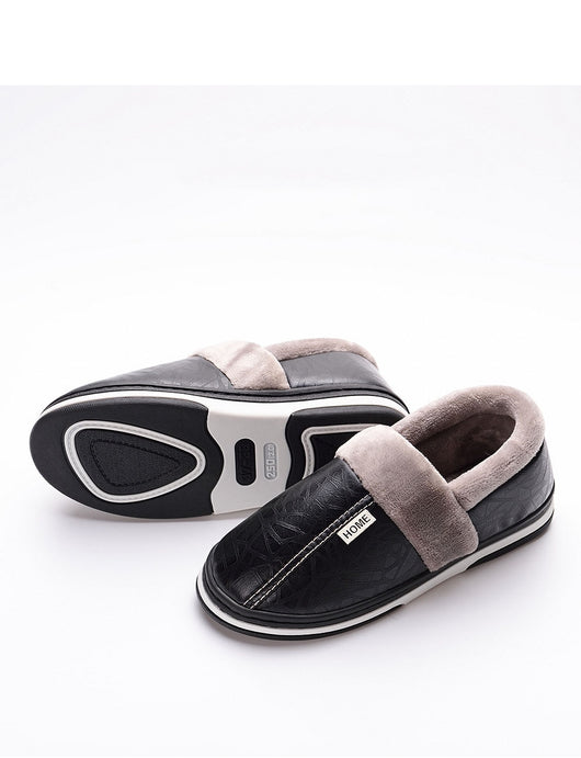 Pantuflas de Algodón Impermeables con Suela PU - Image 27