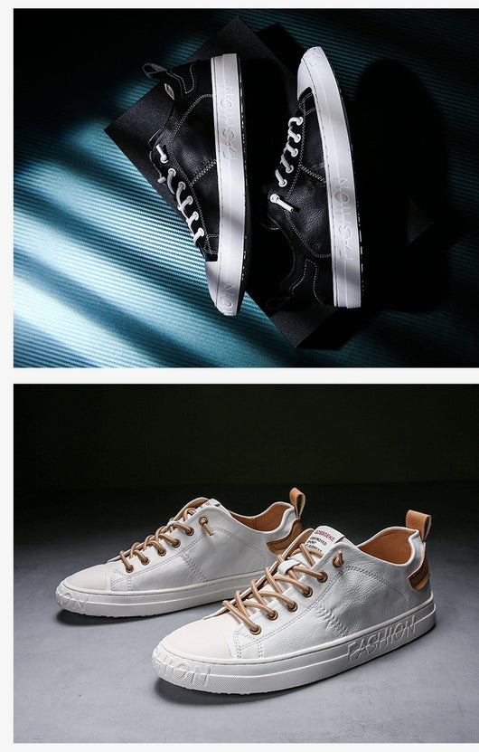 Zapatos Blancos Casuales para Hombre - Estilo Moderno y Versátil - Image 3