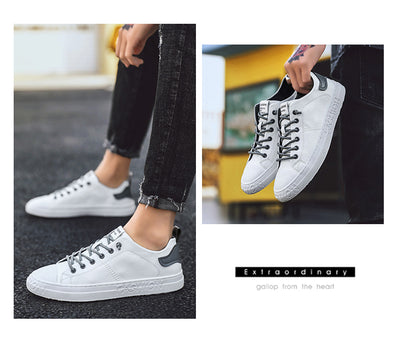 Zapatos Blancos Casuales para Hombre - Estilo Moderno y Versátil - Image 5