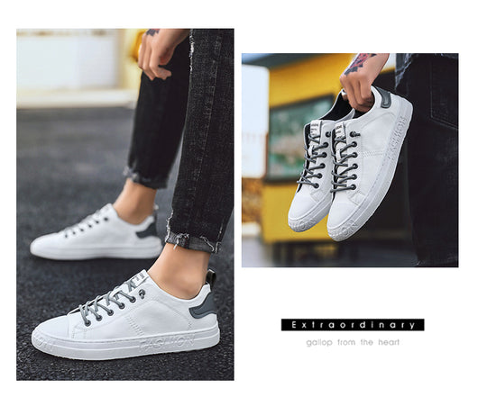 Zapatos Blancos Casuales para Hombre - Estilo Moderno y Versátil - Image 5