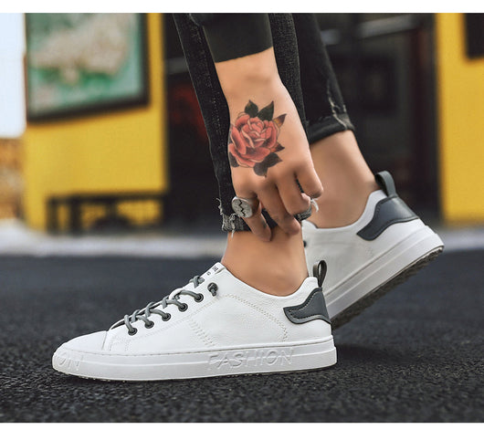 Zapatos Blancos Casuales para Hombre - Estilo Moderno y Versátil - Image 6