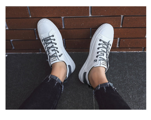 Zapatos Blancos Casuales para Hombre - Estilo Moderno y Versátil - Image 8