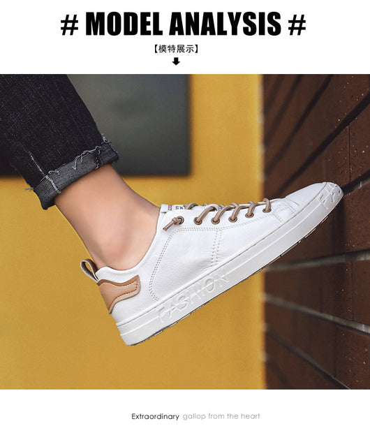 Zapatos Blancos Casuales para Hombre - Estilo Moderno y Versátil - Image 11