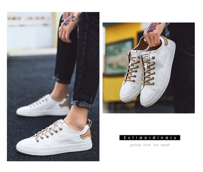 Zapatos Blancos Casuales para Hombre - Estilo Moderno y Versátil - Image 12