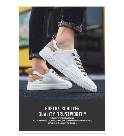 Zapatos Blancos Casuales para Hombre - Estilo Moderno y Versátil - Image 16