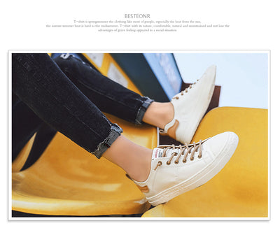 Zapatos Blancos Casuales para Hombre - Estilo Moderno y Versátil - Image 17