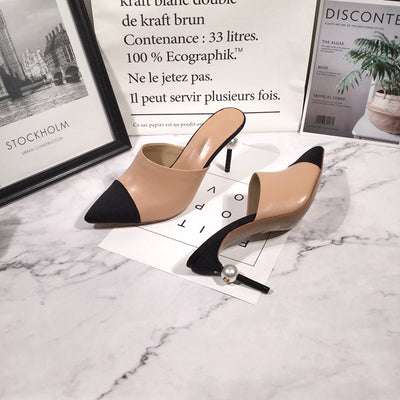 Pantuflas Tipo Baotou de Tacón Alto en Damasco - Image 14