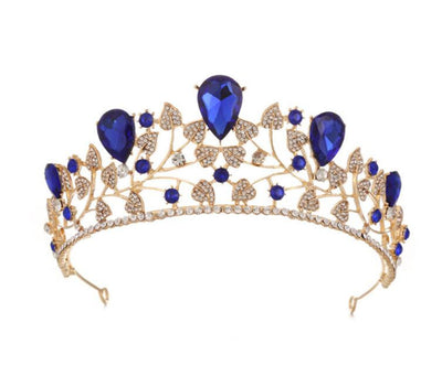 Accesorios para Vestido de Novia con Corona de Hojas Doradas - Image 6