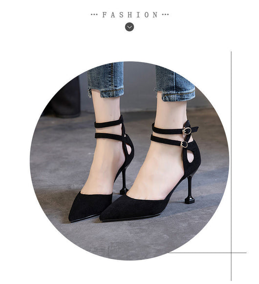 Zapato de Tacón Puntiagudo con Hebilla - Image 10