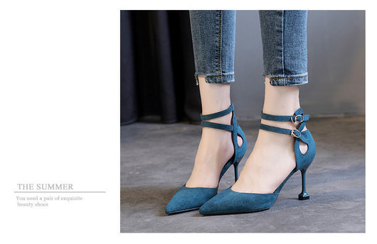 Zapato de Tacón Puntiagudo con Hebilla - Image 12