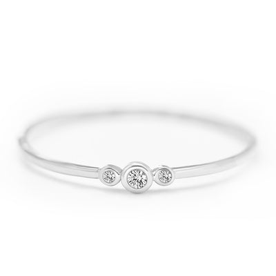 Anillos Articulados de Cobre con Tres Diamantes de Circonia - Image 9