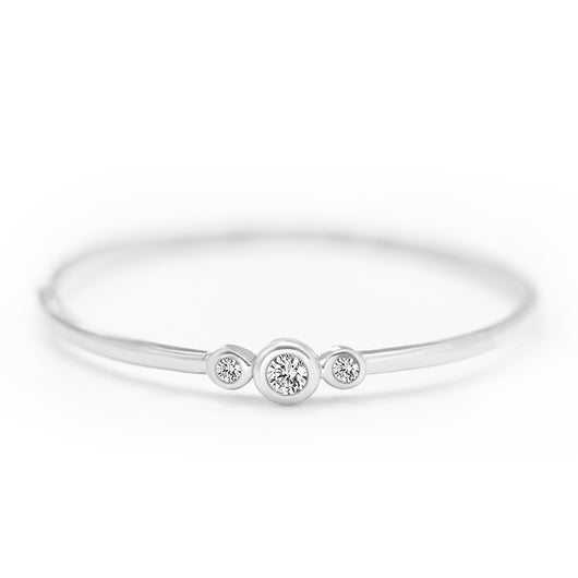 Anillos Articulados de Cobre con Tres Diamantes de Circonia - Image 9
