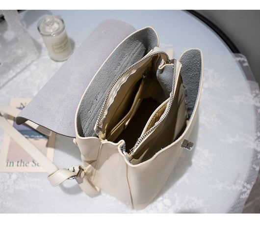 Mochila de Cuero Genuino para Mujer - Gran Capacidad y Estilo Casual - Image 8