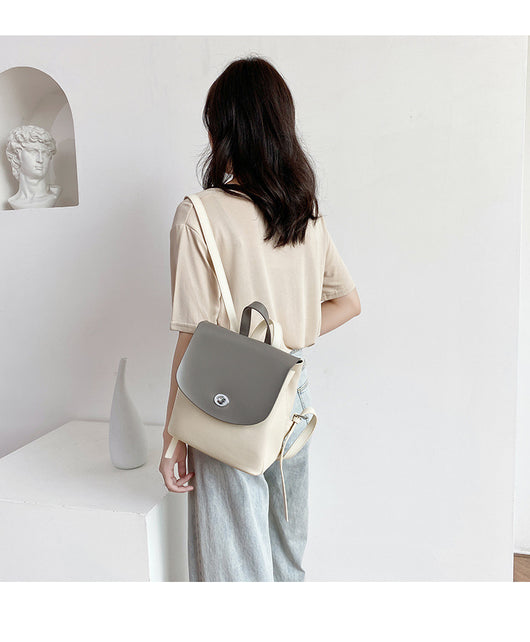 Mochila de Cuero Genuino para Mujer - Gran Capacidad y Estilo Casual - Image 9