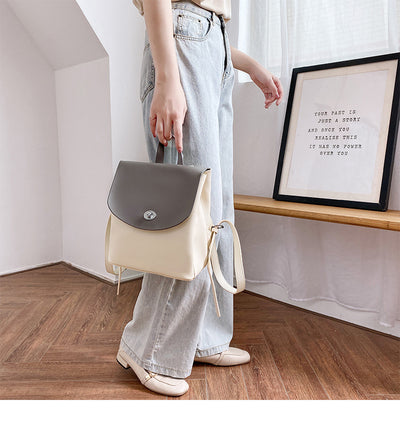 Mochila de Cuero Genuino para Mujer - Gran Capacidad y Estilo Casual - Image 10