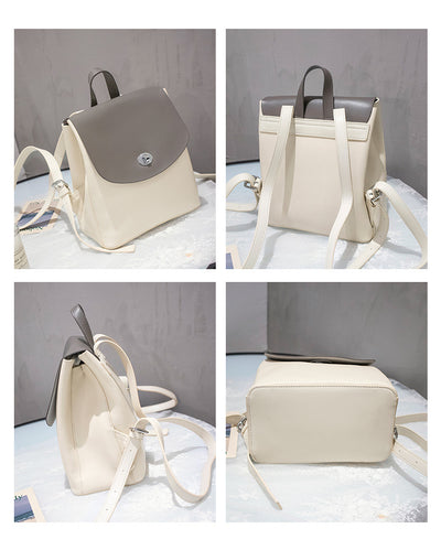 Mochila de Cuero Genuino para Mujer - Gran Capacidad y Estilo Casual - Image 12