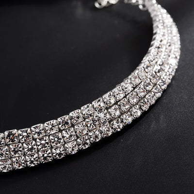 Collar Multicapa con Garras de Diamante y Perlas - Juego de Cuatro Piezas - Image 13
