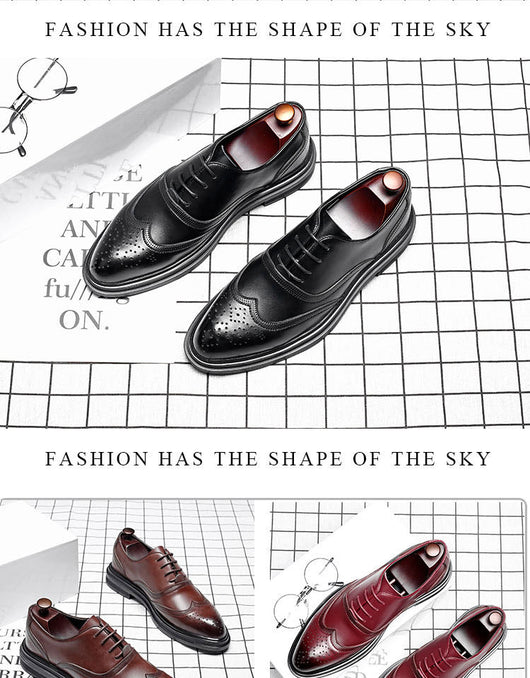 Zapatos Brogue de Cuero para Hombre - Image 5