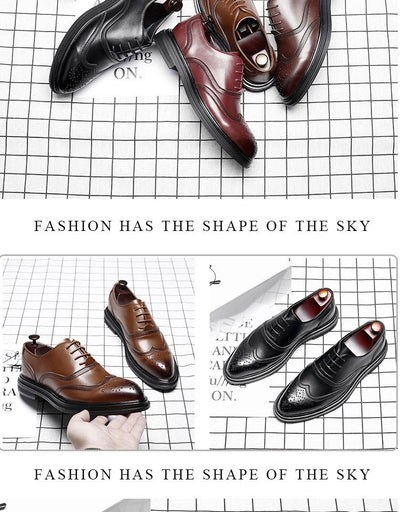 Zapatos Brogue de Cuero para Hombre - Image 7