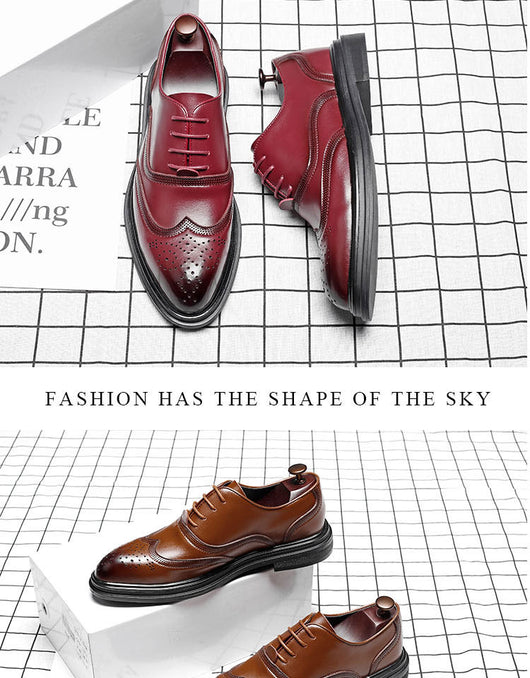 Zapatos Brogue de Cuero para Hombre - Image 8