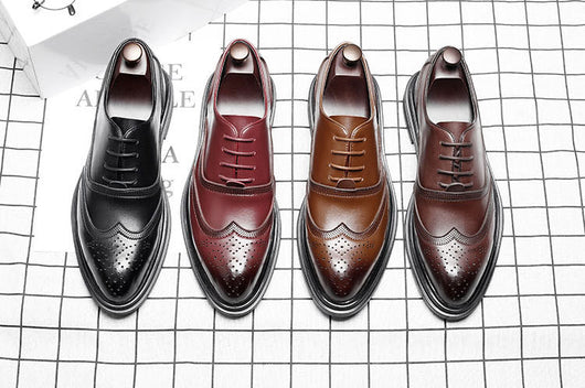 Zapatos Brogue de Cuero para Hombre - Image 10